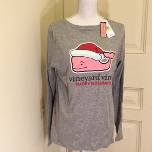 Vineyard Vines Long Sleeved Holiday T Shirt